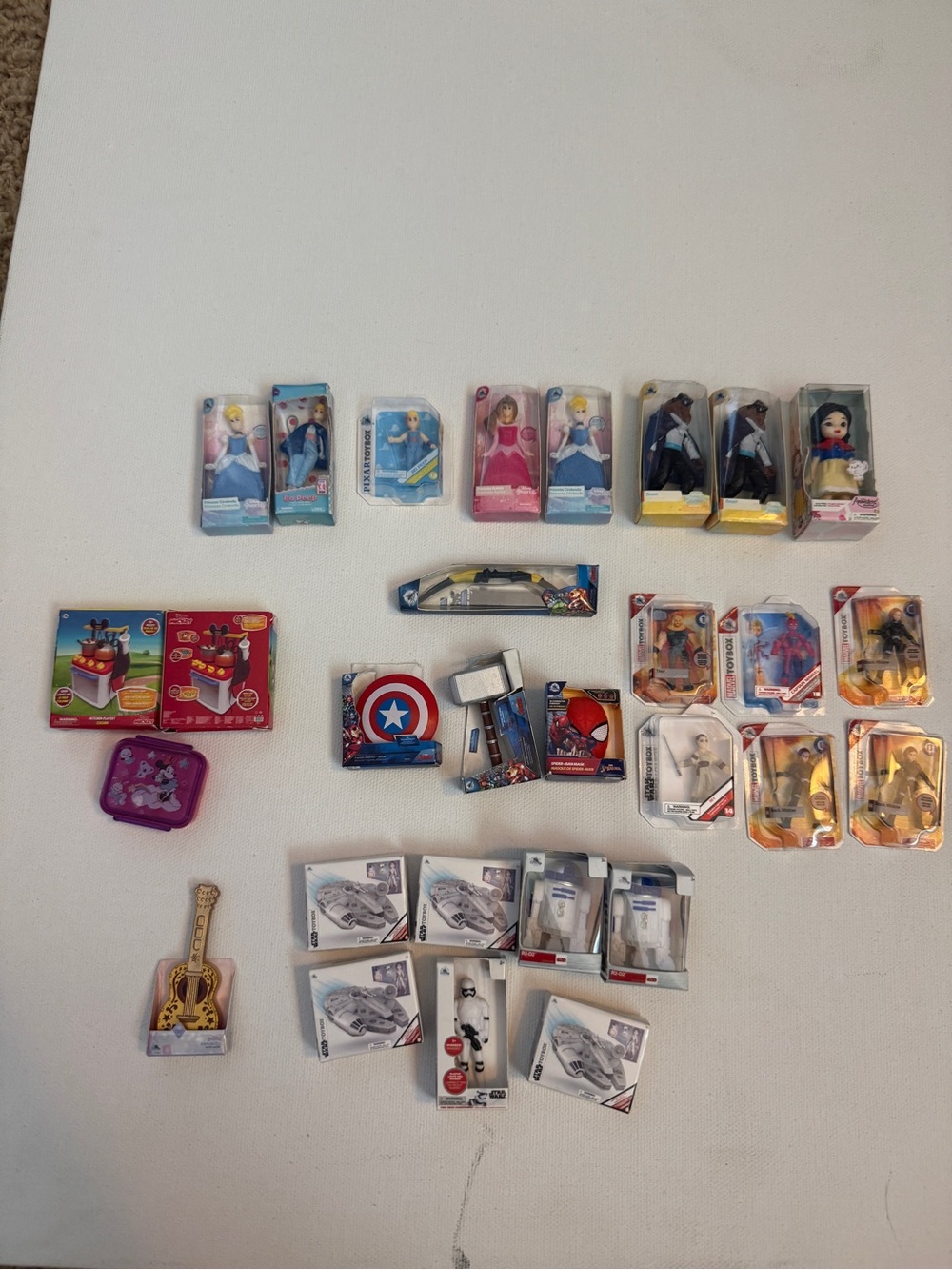 30 piece Mini brand Disney, Starwars Toys